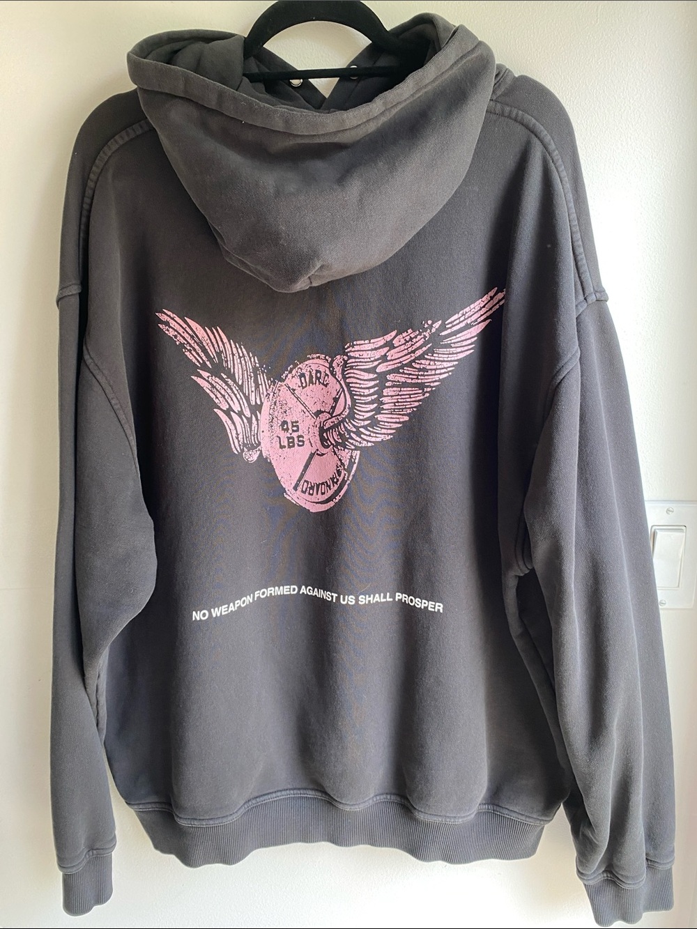 Darc Sports Hoodie No Weapon Formed Against Shall Prosper Numbered 64/1000 XL